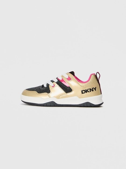 Zdjęcie produktu Sneakersy niskie DKNY złoty