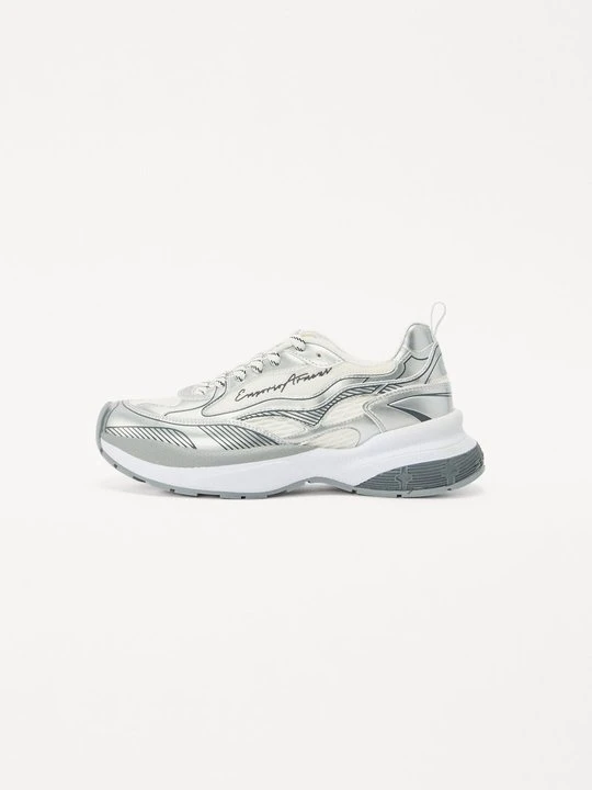 Zdjęcie produktu Sneakersy niskie Emporio Armani srebrny