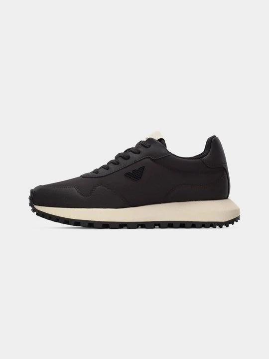 Zdjęcie produktu Sneakersy niskie Emporio Armani ciemnobrązowy