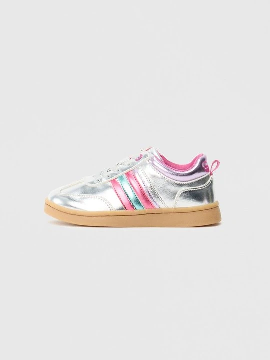 Zdjęcie produktu Sneakersy niskie Friboo srebrny
