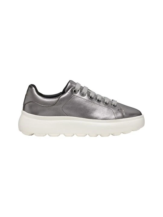 Zdjęcie produktu Sneakersy niskie Geox metaliczny szary