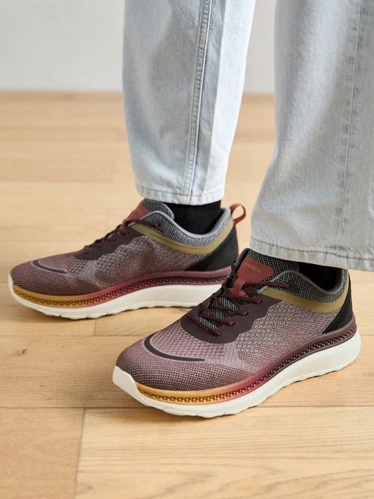 Zdjęcie produktu Sneakersy niskie Geox ciemnoczerwony