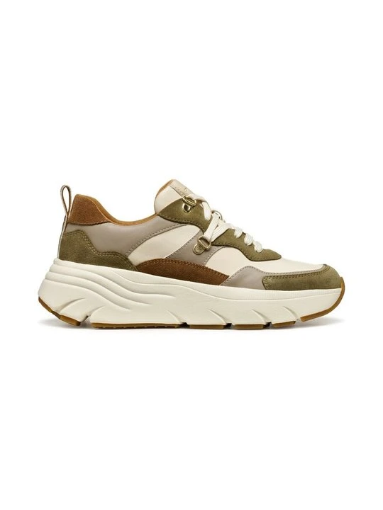 Zdjęcie produktu Sneakersy niskie Geox brązowy melanż