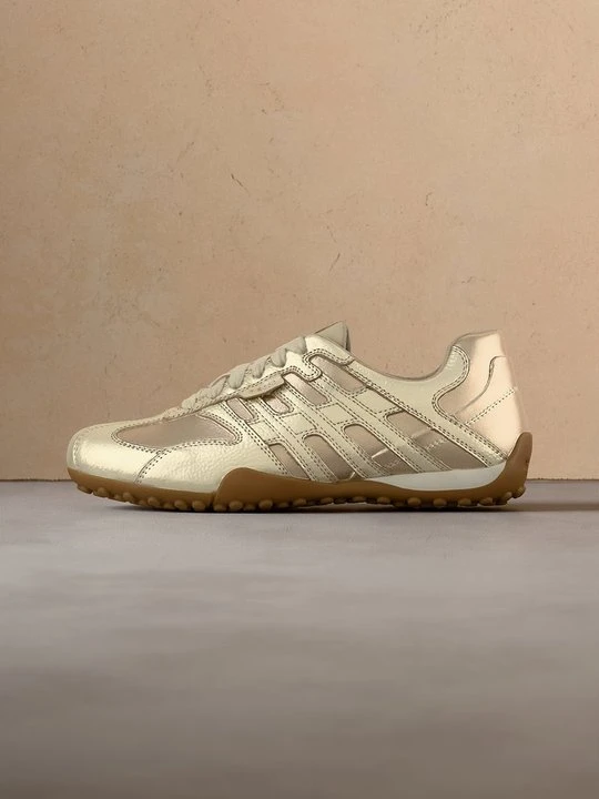 Zdjęcie produktu Sneakersy niskie Geox złoty