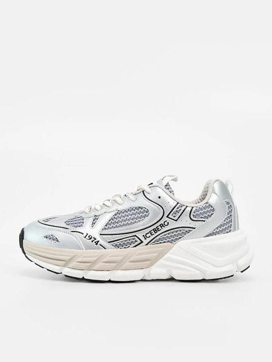 Zdjęcie produktu Sneakersy niskie Iceberg srebrny