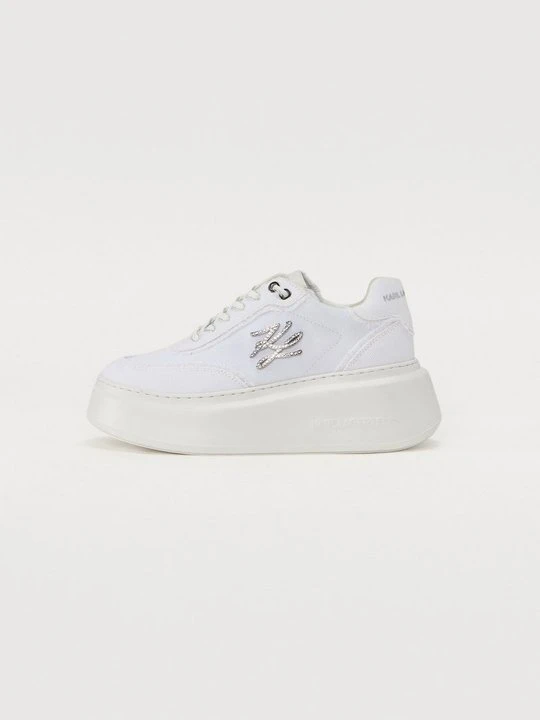Zdjęcie produktu Sneakersy niskie KARL LAGERFELD mleczny