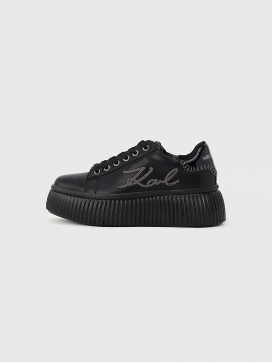 Zdjęcie produktu Sneakersy niskie KARL LAGERFELD czarny melanż