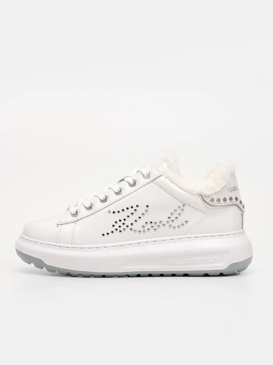 Zdjęcie produktu Sneakersy niskie KARL LAGERFELD srebrny