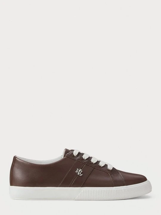 Zdjęcie produktu Sneakersy niskie Lauren Ralph Lauren ciemnobrązowy