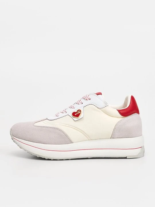 Zdjęcie produktu Sneakersy niskie LOVE MOSCHINO mleczny