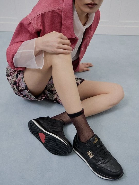 Zdjęcie produktu Sneakersy niskie LOVE MOSCHINO czarny