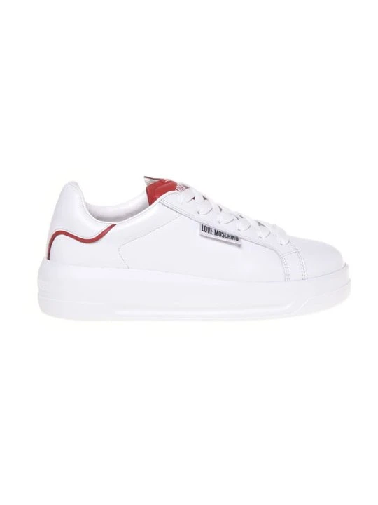 Zdjęcie produktu Sneakersy niskie LOVE MOSCHINO czerwony