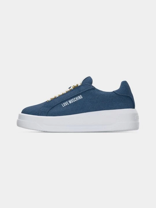Zdjęcie produktu Sneakersy niskie LOVE MOSCHINO jasnoniebieski