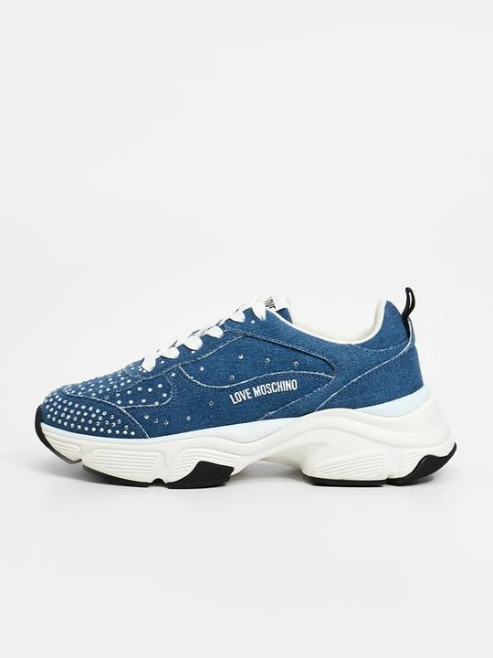 Zdjęcie produktu Sneakersy niskie LOVE MOSCHINO jasnoniebieski