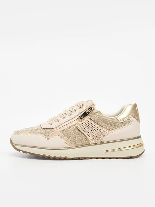 Zdjęcie produktu Sneakersy niskie Marco Tozzi mleczny