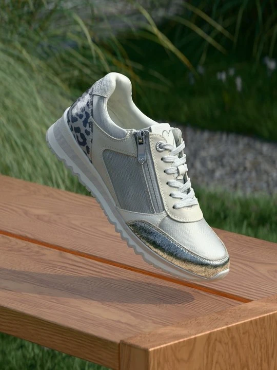 Zdjęcie produktu Sneakersy niskie Marco Tozzi srebrny