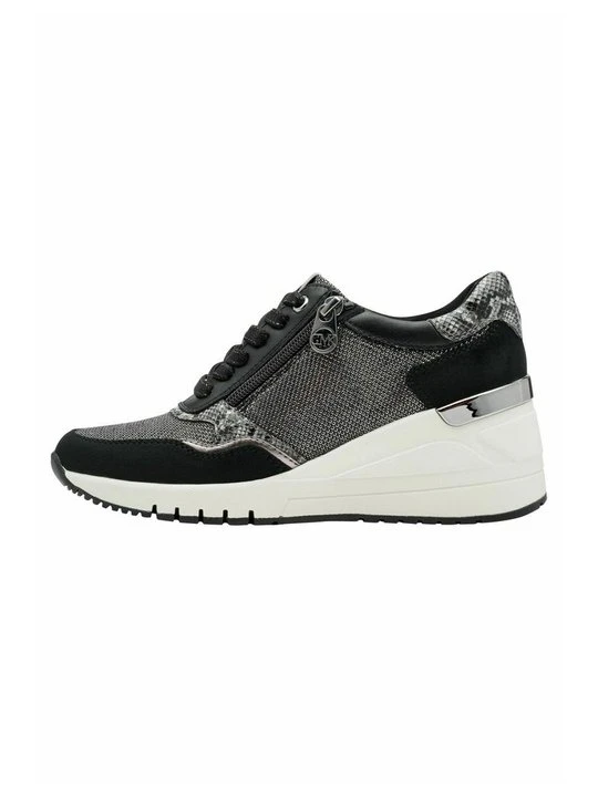 Zdjęcie produktu Sneakersy niskie Marco Tozzi czarny melanż