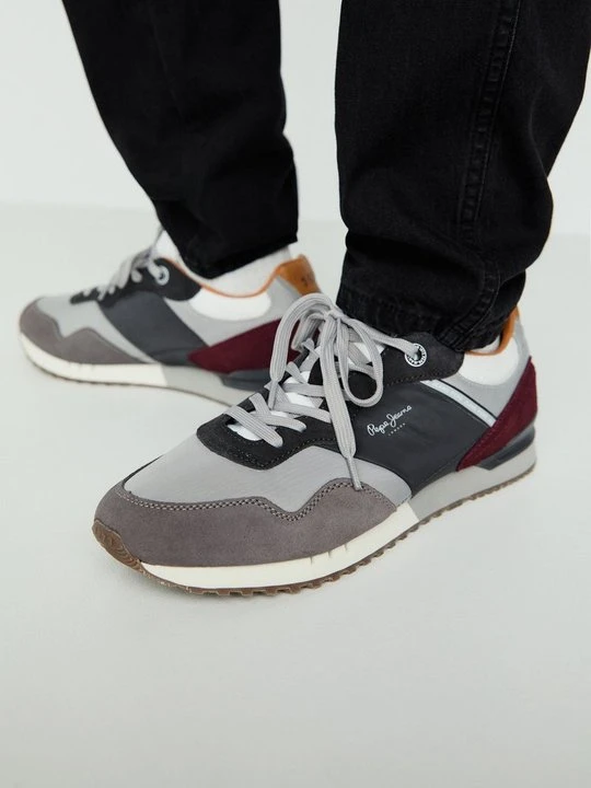 Zdjęcie produktu Sneakersy niskie Pepe Jeans ciemnoszary