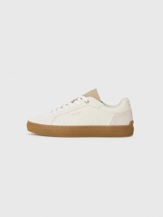 Zdjęcie produktu Sneakersy niskie Pepe Jeans mleczny