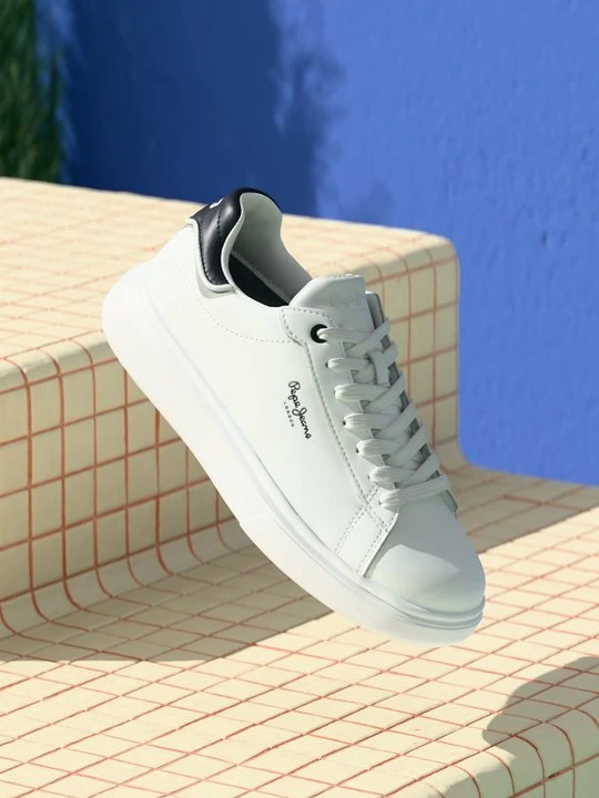 Zdjęcie produktu Sneakersy niskie Pepe Jeans mleczny