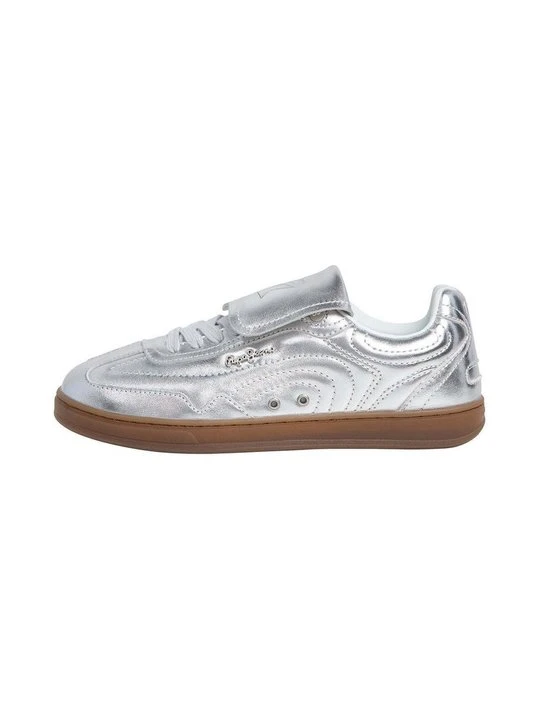 Zdjęcie produktu Sneakersy niskie Pepe Jeans srebrny