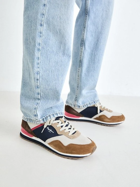 Zdjęcie produktu Sneakersy niskie Pepe Jeans brązowy