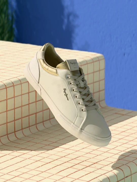 Zdjęcie produktu Sneakersy niskie Pepe Jeans złoty