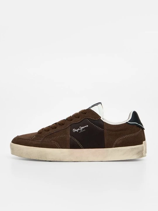 Zdjęcie produktu Sneakersy niskie Pepe Jeans ciemnobrązowy