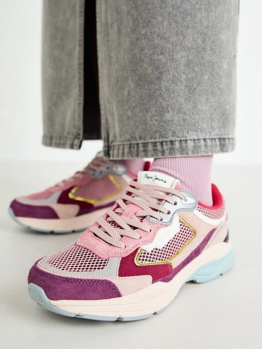 Zdjęcie produktu Sneakersy niskie Pepe Jeans bordowy