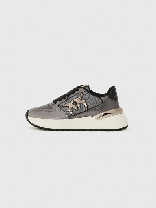 Zdjęcie produktu Sneakersy niskie Pinko stalowy