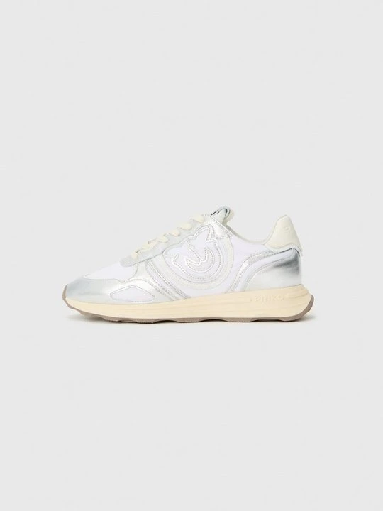 Zdjęcie produktu Sneakersy niskie Pinko srebrny