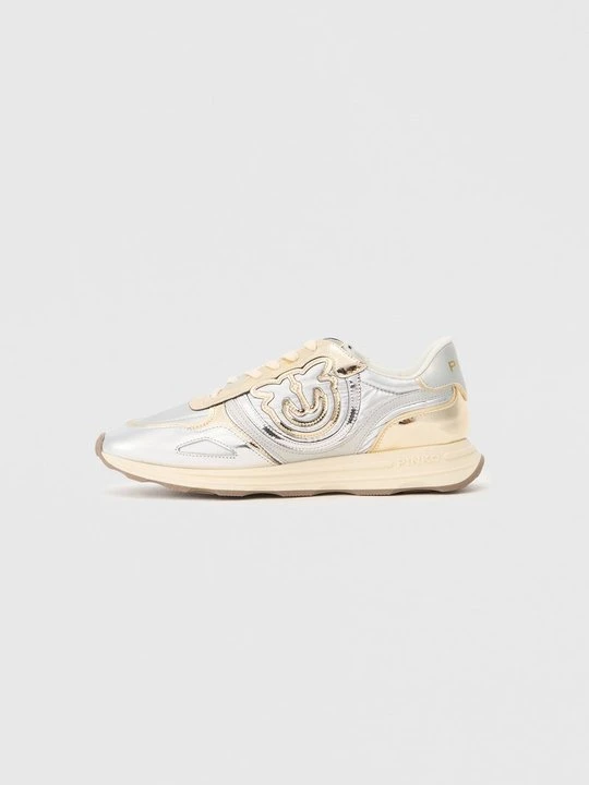 Zdjęcie produktu Sneakersy niskie Pinko srebrny