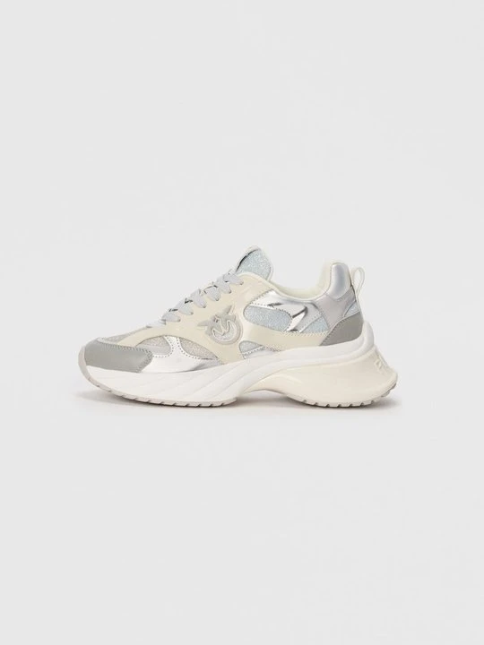 Zdjęcie produktu Sneakersy niskie Pinko srebrny