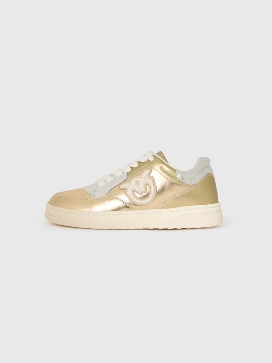 Zdjęcie produktu Sneakersy niskie Pinko w kolorze złota