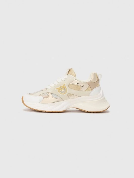 Zdjęcie produktu Sneakersy niskie Pinko złoty