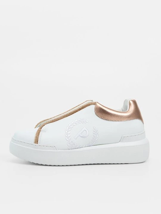 Zdjęcie produktu Sneakersy niskie Pollini piaskowy