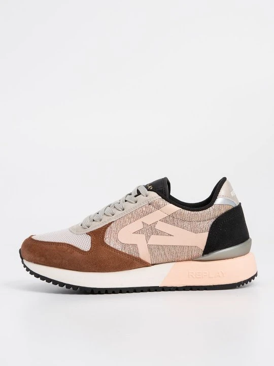 Zdjęcie produktu Sneakersy niskie Replay koniakowy