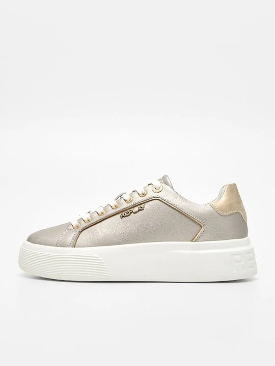 Zdjęcie produktu Sneakersy niskie Replay srebrny
