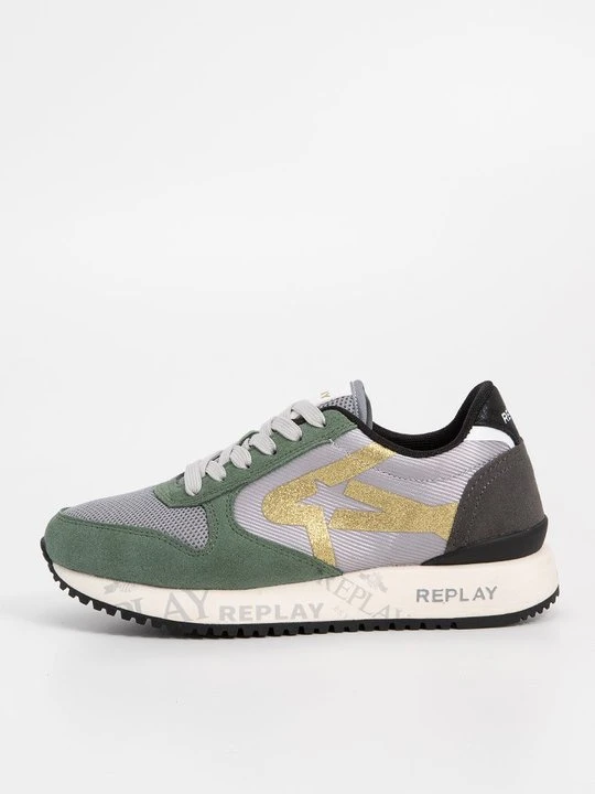 Zdjęcie produktu Sneakersy niskie Replay srebrny