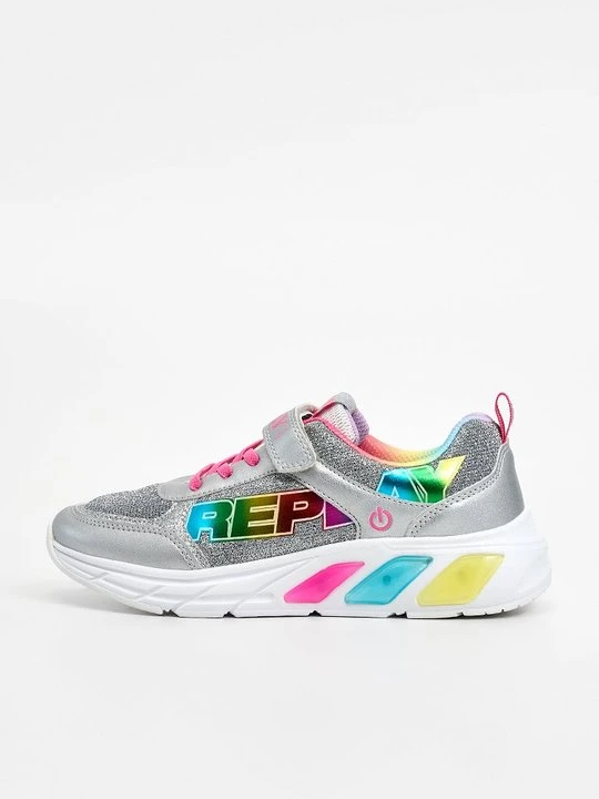 Zdjęcie produktu Sneakersy niskie Replay srebrny