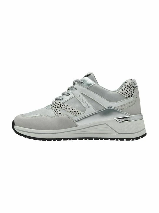 Zdjęcie produktu Sneakersy niskie s.Oliver srebrny