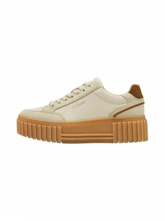 Zdjęcie produktu Sneakersy niskie s.Oliver beżowy melanż