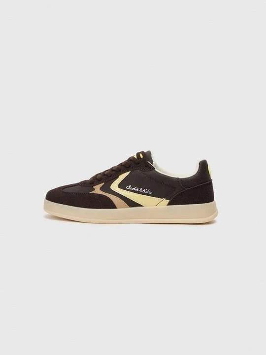 Zdjęcie produktu Sneakersy niskie Scotch & Soda ciemnobrązowy