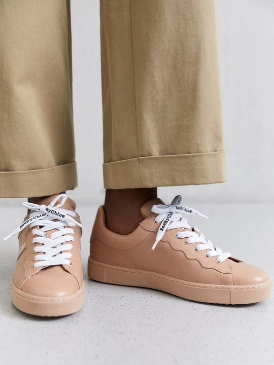 Zdjęcie produktu Sneakersy niskie See By Chloé piaskowy