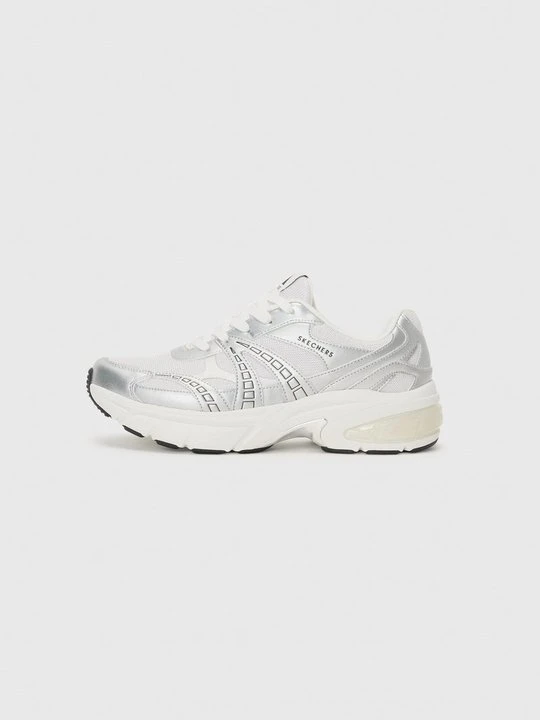 Zdjęcie produktu Sneakersy niskie Skechers srebrny