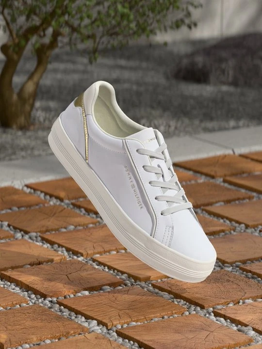 Zdjęcie produktu Sneakersy niskie Tommy Hilfiger złoty