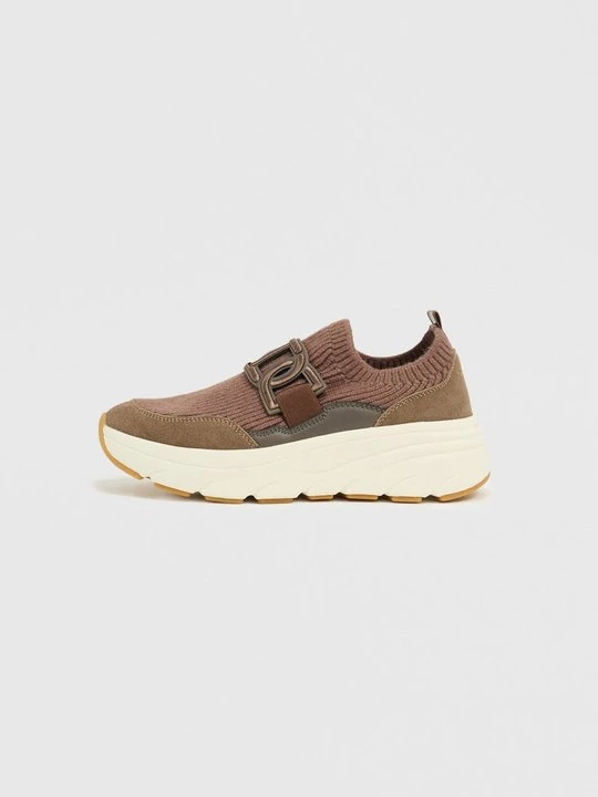 Zdjęcie produktu Sneakersy niskie TWINSET brązowy