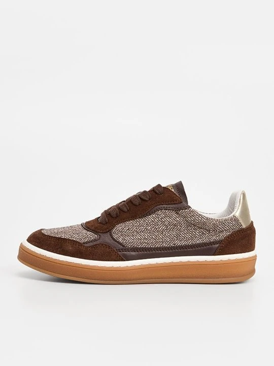 Zdjęcie produktu Sneakersy niskie TWINSET ciemnobrązowy