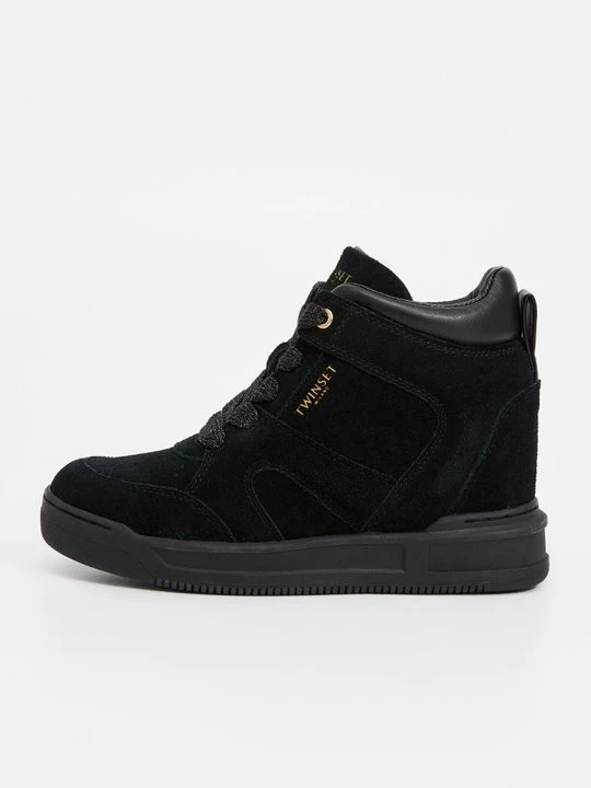 Zdjęcie produktu Sneakersy niskie TWINSET antracytowy melanż