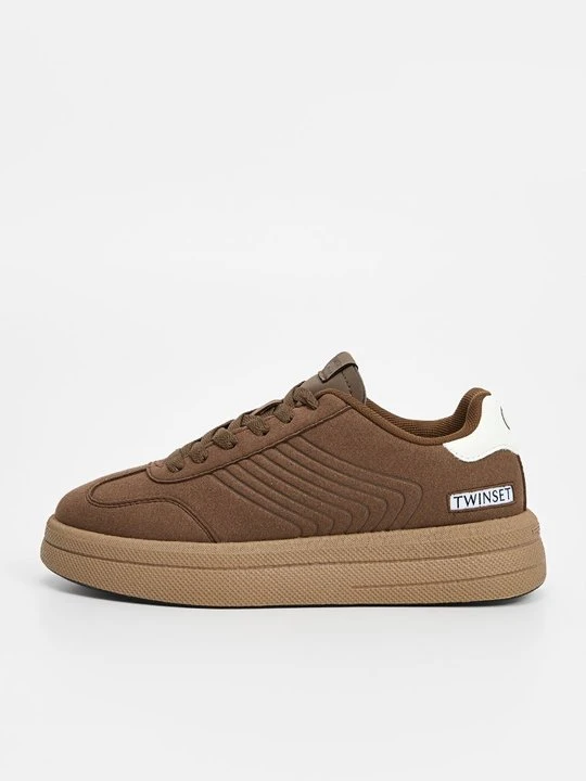 Zdjęcie produktu Sneakersy niskie TWINSET brązowy